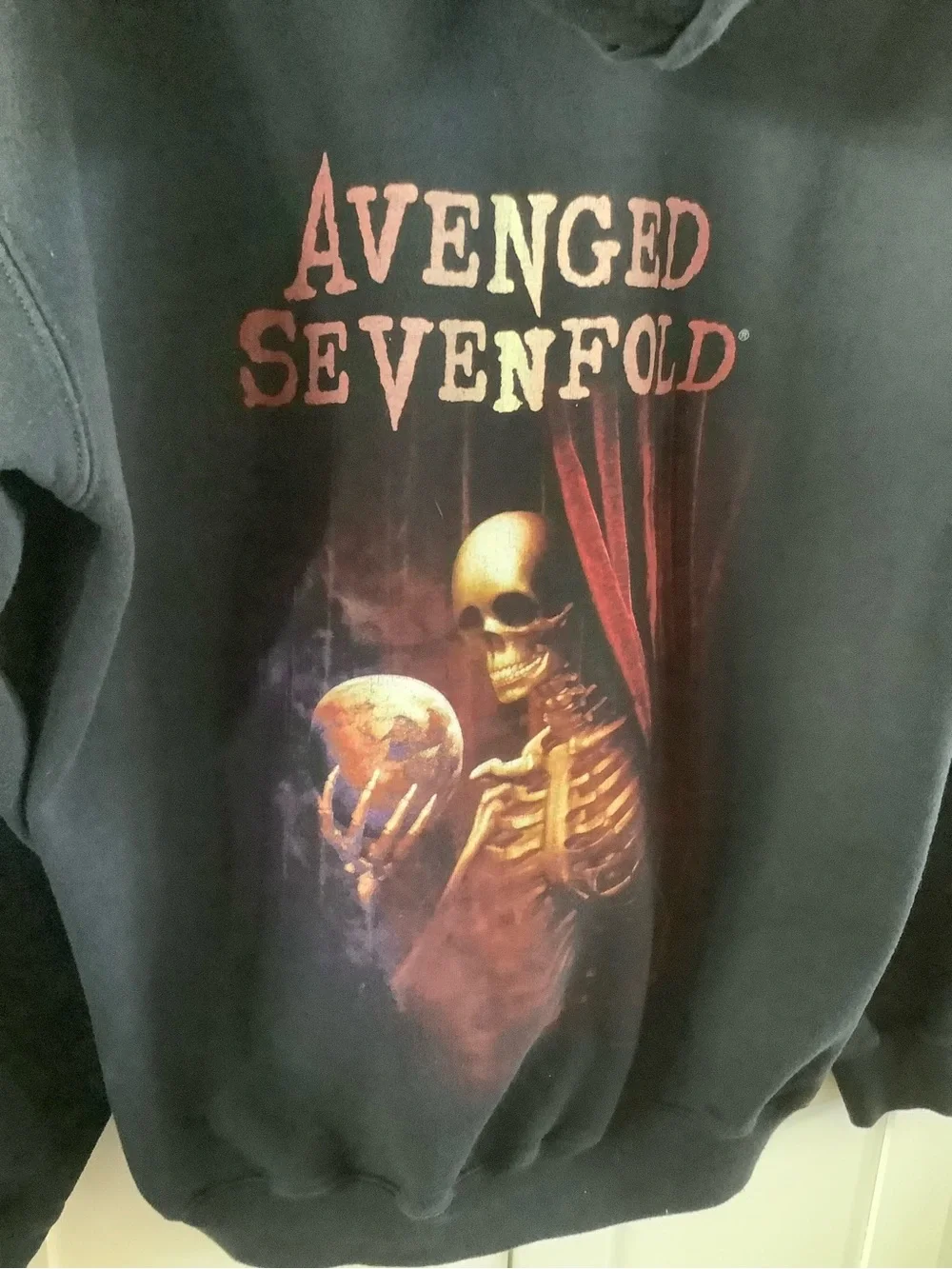 AVENGED SEVENFOLD Band Black Sweatshirt Mens Med. RARE